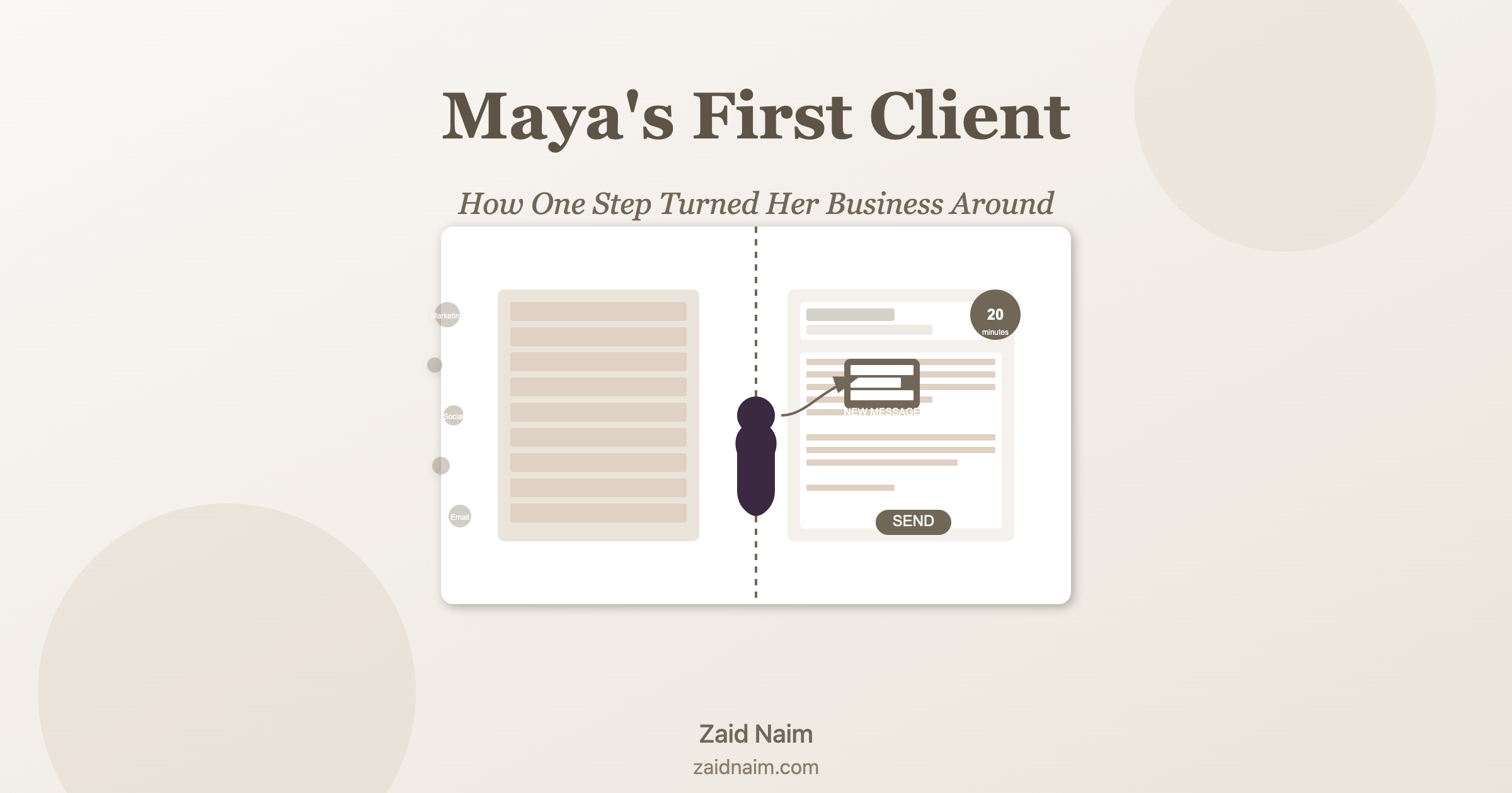 Maya’s First Client: How One Step Turned Her Business Around