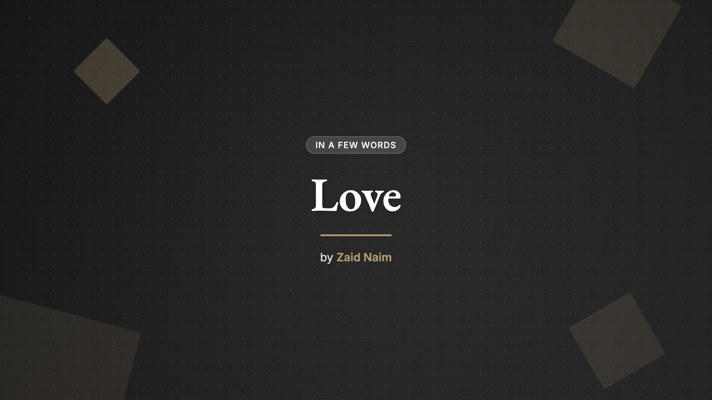Love